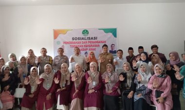 Polsek Sekupang datangi SD Al Furqan, hadiri undangan Sosialisasi Pencegahan Kekerasan anak