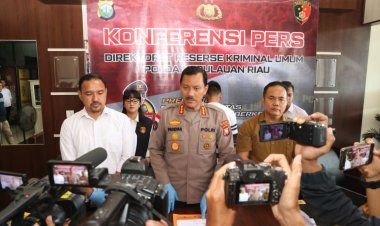 POLDA KEPRI TANGGAPI DENGAN CEPAT DAN SUKSES UNGKAP KASUS CURAS DI BATAM DALAM WAKTU 6 HARI