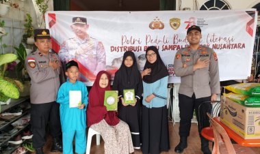 Polsek Bengkong Berbagi Kebahagiaan dengan Literasi: Distribusi Buku Sampai Plosok Nusantara