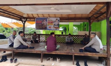 Kegiatan Jumat Curhat Kamtibmas di Polsek Sagulung Bersama Pengurus Panti Asuhan Insanul Madani