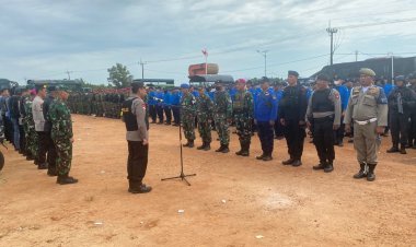 Tim Terpadu Lakukan Pengamanan Pengukuran dan Pemasangan Patok Tata Batas di Kawasan Rempang Eco City Kec. Galang Kota Batam
