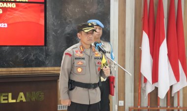 Kapolresta Barelang Pimpin Upacara Serah Terima Jabatan Kabagops, Kabag SDM, Kabaglog, Kapolsek Sekupang dan Kapolsek Belakang Padang