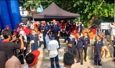 Polsek Batu Ampar Amankan Acara Jalan Santai Sekecamatan Batu Ampar 2023