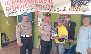 Polsek Sekupang bagikan Sembako pada warga kurang mampu