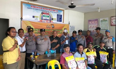 KEGIATAN JUMAT CURHAT KAMTIBMAS BERSAMA WARGA RW 05 KEL. SADAI KEC. BENGKONG - KOTA BATAM