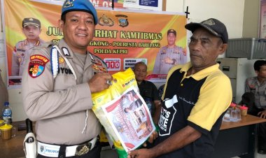 Kegiatan Jumat Curhat Kamtibmas di Bengkong, Kota Batam