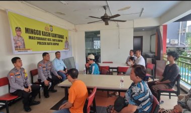 MINGGU KASIH KAMTIBMAS BERSAMA WARGA KELURAHAN SERAYA KECAMATAN BATU AMPAR - KOTA BATAM