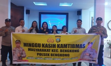 KEGIATAN MINGGU KASIH KAMTIBMAS YANG DILAKSANAKAN OLEH POLSEK BENGKONG GEREJA TABGHA KEL. BENGKONG LAUT KEC. BENGKONG - KOTA BATAM