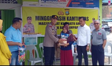 MINGGU KASIH KAMTIBMAS BERSAMA MASYARAKAT DI BATU MERAH RT 20 RW 06 KELURAHAN BATU MERAH KECAMATAN BATU AMPAR - KOTA BATAM