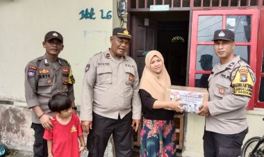 Kegiatan Bakti Sosial Polsek Sagulung untuk Warga Rempang yang Bergeser ke Wilayah Hukum Polsek Sagulung