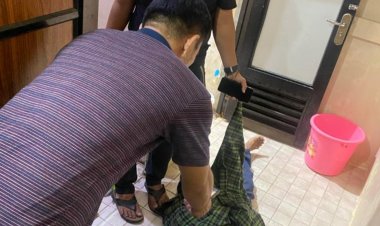 Polsek Sekupang datangi TKP penemuan mayat di Kamar Mandi Masjid Al Ikhlas Patam Lestari