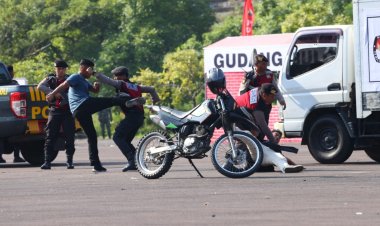 SIAP AMANKAN PEMILU 2024, POLDA KEPRI GELAR SIMULASI