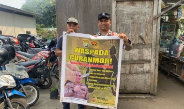 Waspada Curanmor, Bhabinkamtibmas Polsek Batu Ampar himbau Warga/Masyarakat