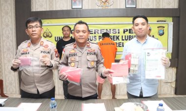 Kapolsek Lubuk Baja Gelar Konferensi Pers Ungkap Pelaku Pencurian dengan Pemberatan di 3 TKP