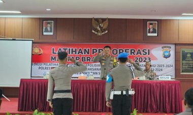 Polresta Barelang Gelar Lat Pra Ops Mantap Brata Seligi 2024