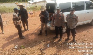 Klarifikasi terhadap Video Viral Polisi Bawa Parang Ukur Lahan Warga Rempang