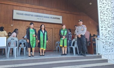 PENGAMANAN KEGIATAN IBADAH MINGGU DI GEREJA PRIORITAS DI WILAYAH HUKUM POLSEK BATU AMPAR