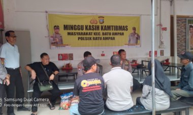 Polsek Batu Ampar   Gelar Minggu Kasih Kamtibmas di Kelurahan Seraya