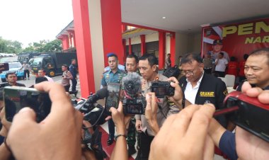 Kapolda Kepri Gelar Konferensi Pers Pemusnahan Narkotika Jenis Sabu Seberat 46.228,64 KG