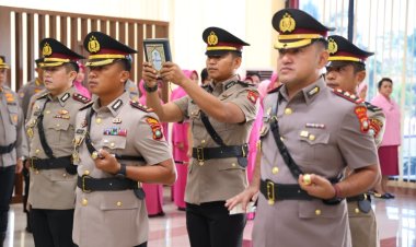 KAPOLDA KEPRI PIMPIN SERTIJAB KAPOLRES KARIMUN DAN KAPOLRES LINGGA POLDA KEPRI