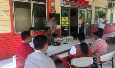Polsek Sei Beduk Berikan Bantuan Sosial Kepada Panti Asuhan