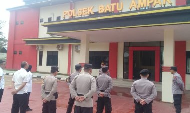 Wakapolsek Batu Ampar Pimpin Apel Pagi