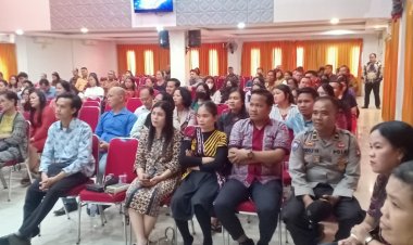 Polsek Sei Beduk Lakukan Minggu Kasih & Bansos Bersama Masyarakat di Gereja GBI Bida Ayu