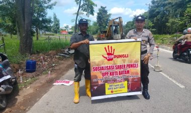 Polsek Sei Beduk Lakukan Sosialisasikan Saber Pungli Kepada Masyarakat, Cegah Terjadinya Pungutan Liar