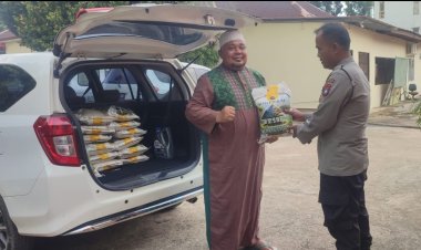 Polsek Sei Beduk Berikan Bantuan Sosial Kepada Panti Asuhan Islahul Ummah