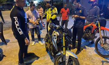 Satlantas Polresta Barelang Tertibkan Puluhan Sepeda Motor Yang Melanggar Aturan