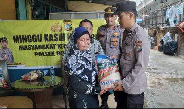 Minggu Kasih Kamtibmas Polsek Batu Ampar dengan warga Blk D Rt 01 Rw 03 Kel.sei jodoh