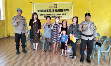 Polsek Lubuk baja Gelar Minggu Kasih Kamtibmas di Fasum Kampung Nelayan