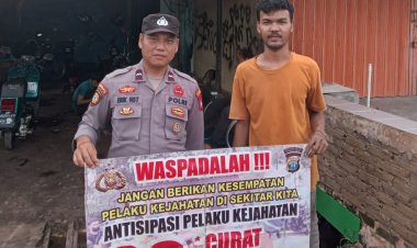 Batara Biru Sekupang himbauan kepada pedagang sampaikan cegah Kejahatan C3