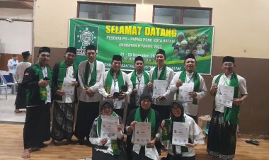 Suksesnya Pendidikan Dasar Pendidikan Kader Penggerak Nahdlatul Ulama (PD PKP NU) Ke-2 di Kota Batam