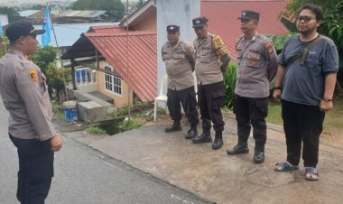 Kapolsek Bengkong Pimpin Pengamanan Giat Kampanye Caleg DPRD RI Dapil 4 Partai Gelora, Ciptakan Situasi Kondusif