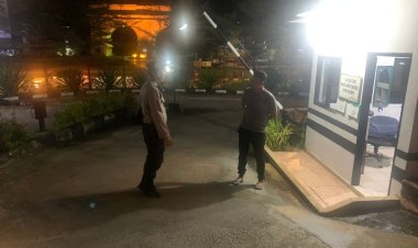 Patroli Polsek Lubuk Baja Sampaikan Himbauan Kamtibmas kepada masyarakat