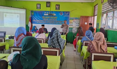 Kanit Binmas Polsek Sekupang menjadi Narasumber Sosialisasi Pencegahan Perundingan di SD Negeri 08 Sekupang