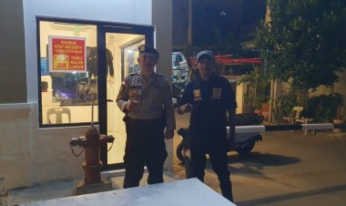 Patroli Polsek Lubuk Baja Sampaikan Himbauan Kamtibmas kepada masyarakat