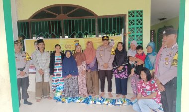 Giat Kamtibmas dan Bansos di Masjid Baitul Mutaqin, Sei Beduk