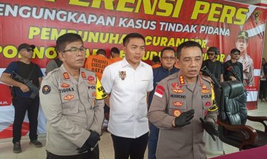 Kapolresta Barelang Gelar Konferensi Pers Ungkap Pelaku Perjudian Jenis Sie Jie Hongkong