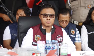 Kapolresta Barelang Gelar Konferensi Pers Ungkap Kasus Tindak Pidana Korupsi