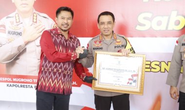 Penghargaan untuk Polresta Barelang atas Keberhasilan Pengungkapan Narkotika di Kota Batam