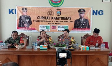 Kapolresta Barelang sampaikan pesan Kamtibmas Jelang Pemilu di Kegiatan Jumat Curhat