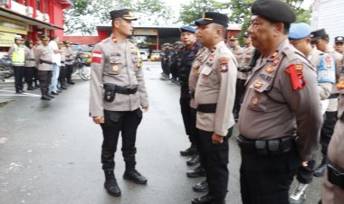 Polresta Barelang Gelar Apel Kesiapan Pengamanan Malam Tahun Baru 2024