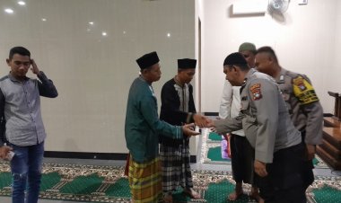 Giat Sholat Subuh Keliling Polsek Sungai Beduk Bersama Masyarakat Kec. Sungai Beduk.