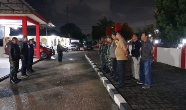 Kapolsek Sagulung Pimpin Operasi Cipta Kondisi di Wilayah Hukum Sagulung