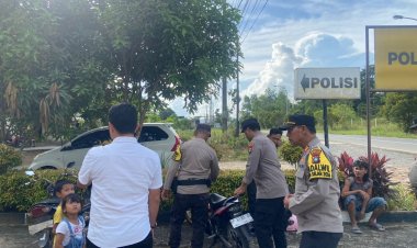 Polsek Sungai Beduk Gelar Razia Knalpot Brong di Seputaran Wilayah Hukum Polsek Sungai Beduk