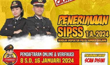 POLDA KEPRI BUKA PENERIMAAN POLRI SUMBER SARJANA (SIPSS) TA 2024