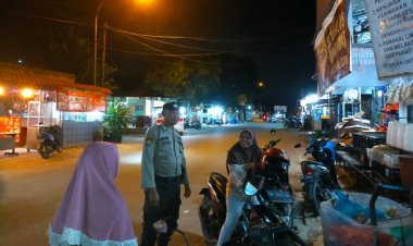 Batara Biru Polsek Sungai Beduk laksanakan patroli, berikan rasa aman, Cegah Tindak Kriminal