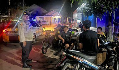 Batara Biru Polsek Sungai Beduk laksanakan patroli dan sambang dialogis berikan rasa aman, Cegah Tindak Kriminal